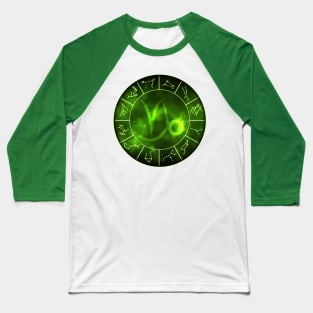 Capricorn Zodiac Symbol Baseball T-Shirt